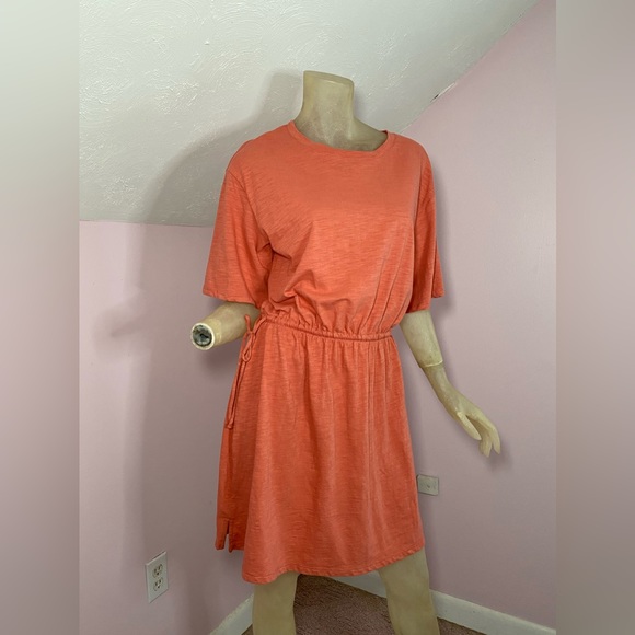 Waist-Defined Slub-Knit Mini Dress - Picture 3 of 12